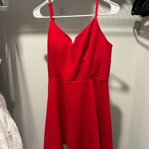 Lily Rose Vibrant Red Mini Dress